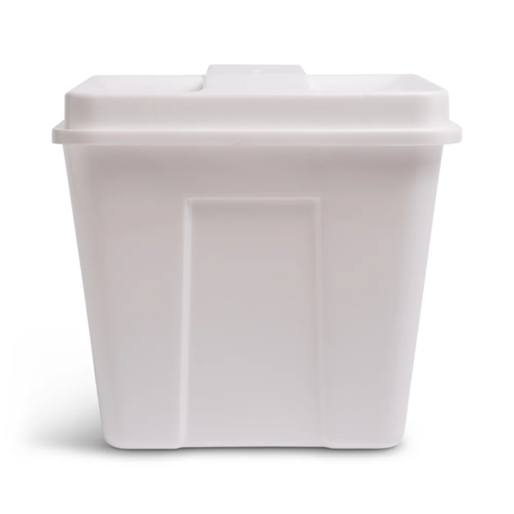 Ice Bucket, Square, White, 3Qt, 6.75" x 6.75" x 5", 72/Case thumbnail 2