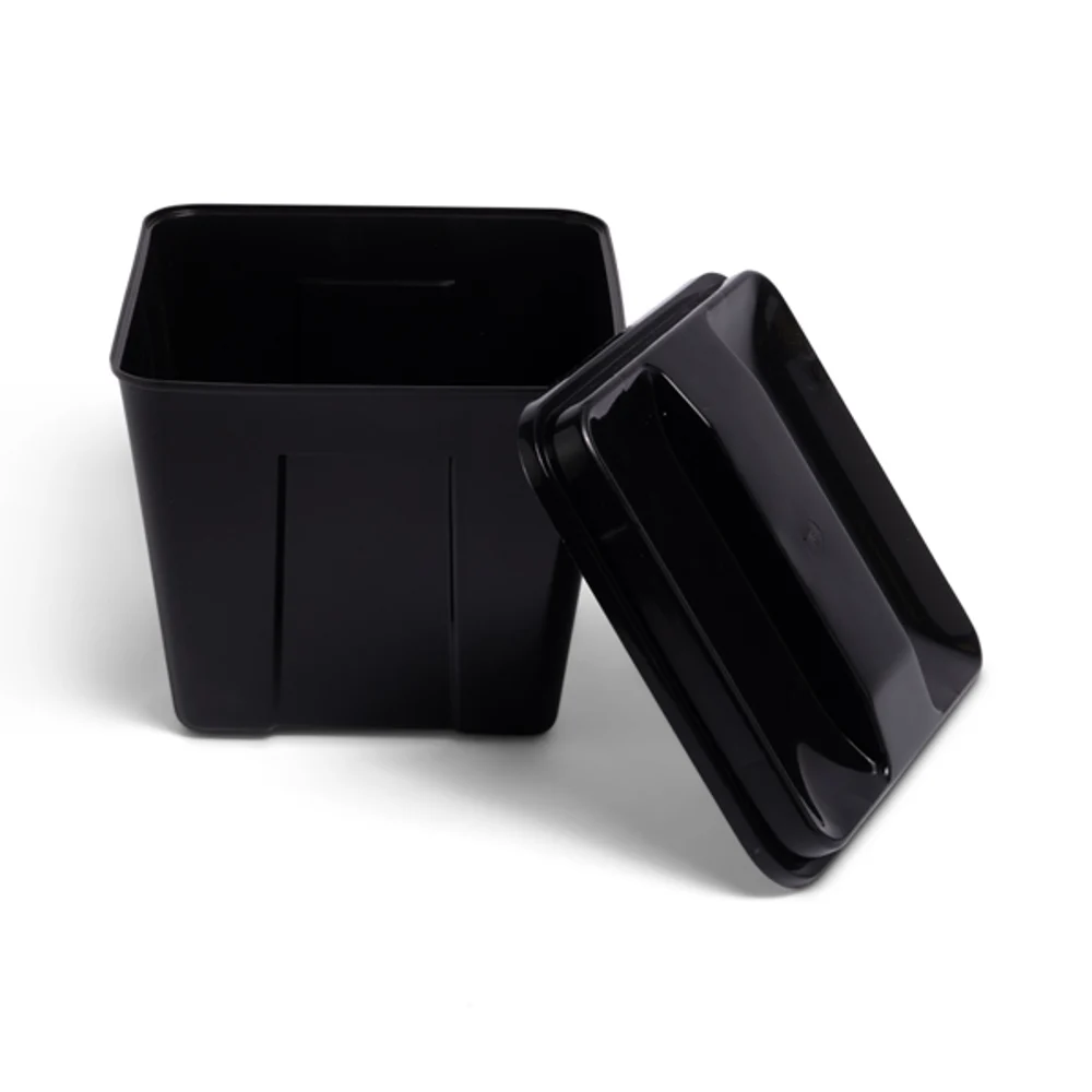 Ice Bucket, Square, Black, 3Qt, 6.75" x 6.75" x 5", 72/Case thumbnail 3