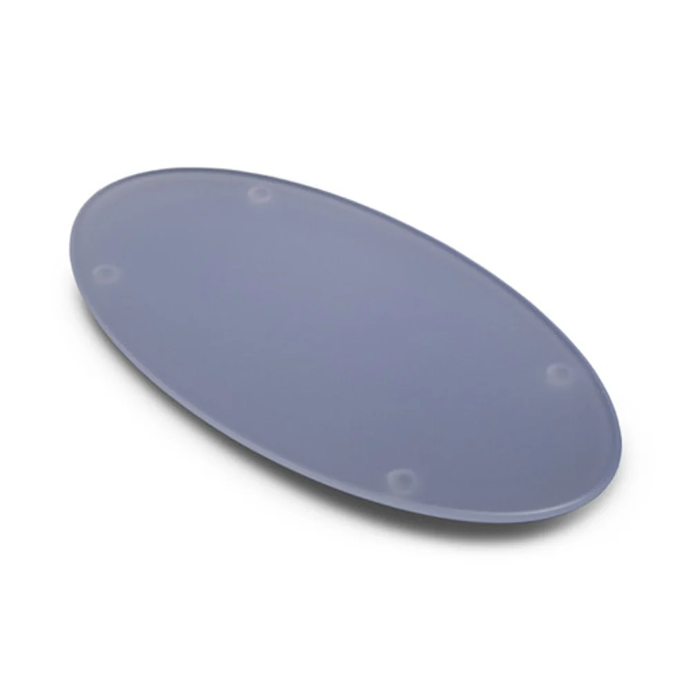 Amenity Tray, Oval, 8" x 4.25", Frosted, 25/Cs