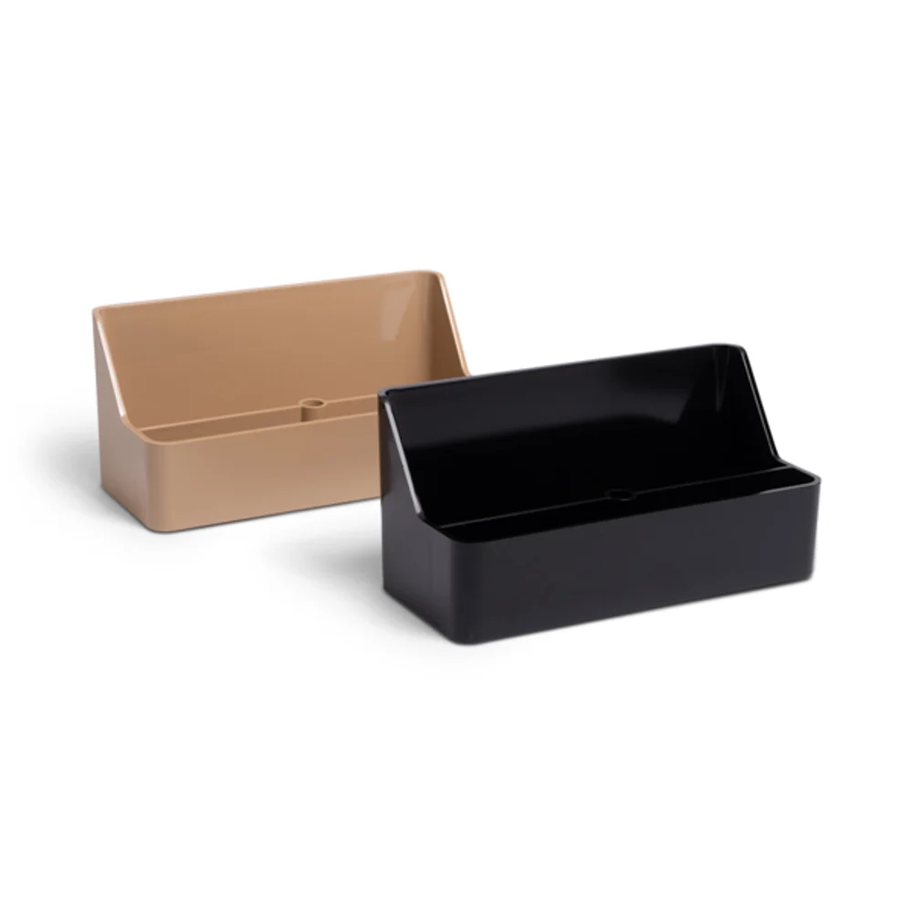 Coffee Condiment Holder, 7" x 2.80" x 3.25", Black thumbnail 5