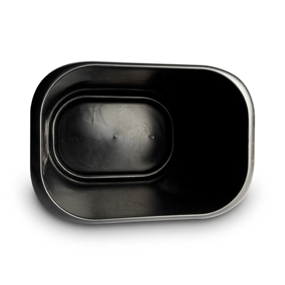 Wastebasket, 14 Qt., 11.5" x 8" x 12", Black thumbnail 3