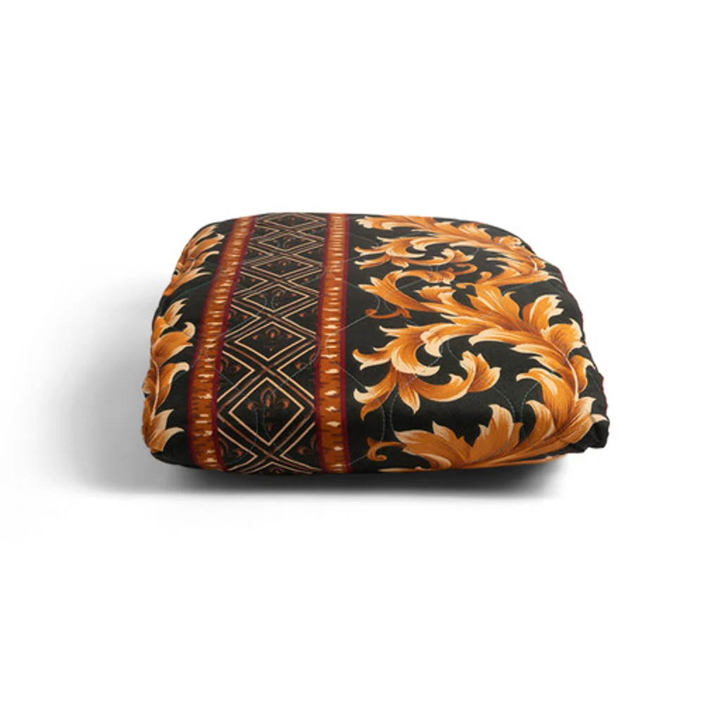 Retro Tropic Green Quilted Bedspread, Full, 96" x 116" thumbnail 2