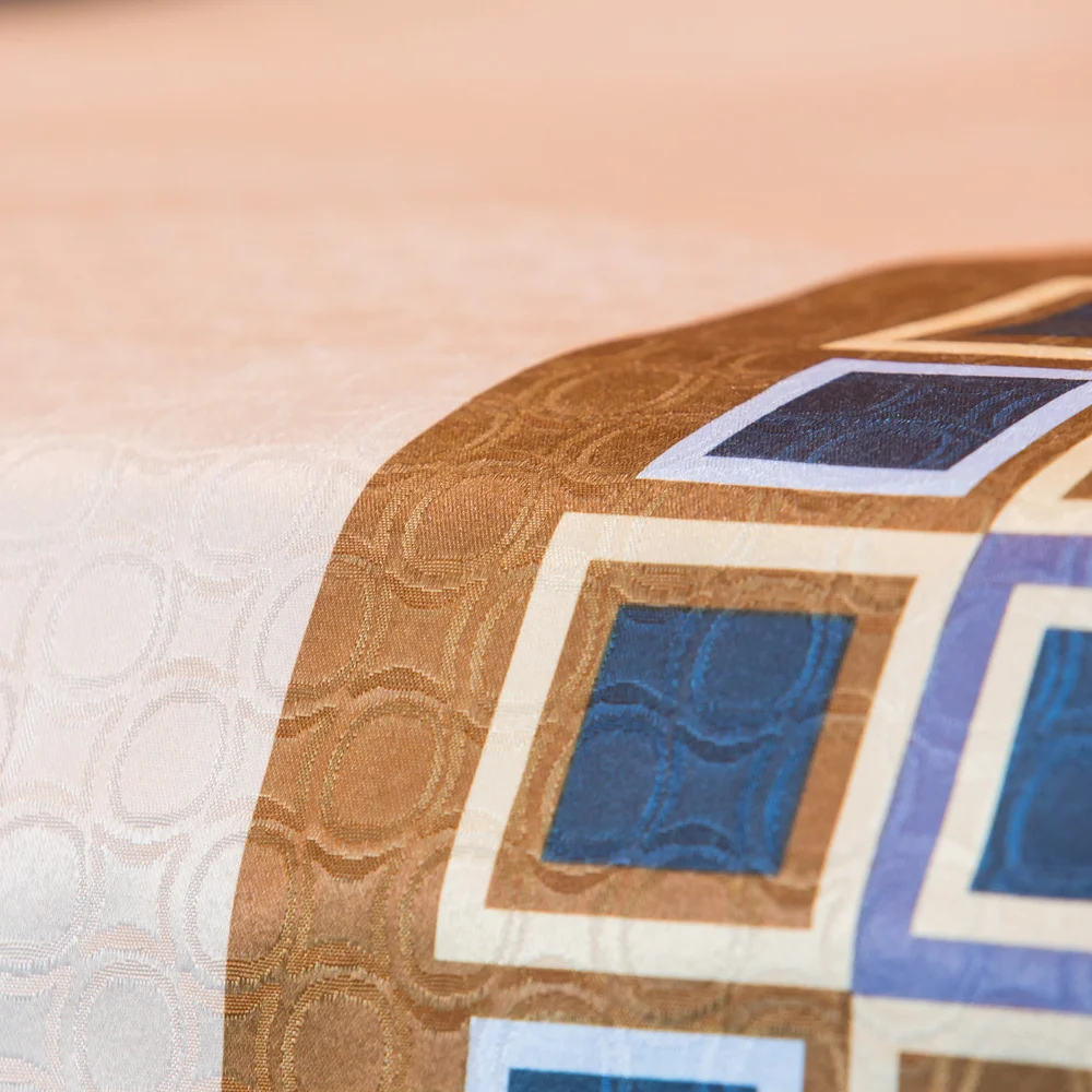 Imperial Reversable Coverlet, Full 84"x96" Creamy Blue thumbnail 4