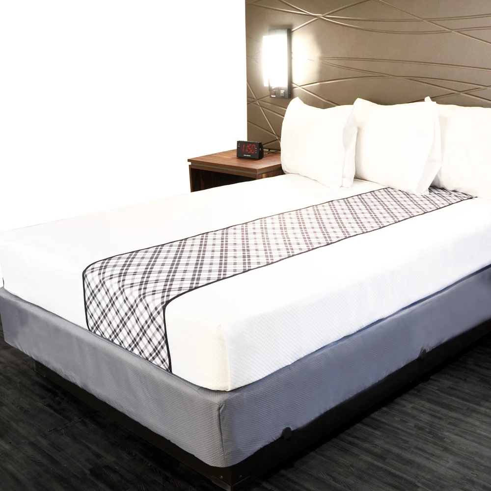 Suite Rest Easy Fit Box Spring Cover, Full XL, Charcoal thumbnail 2