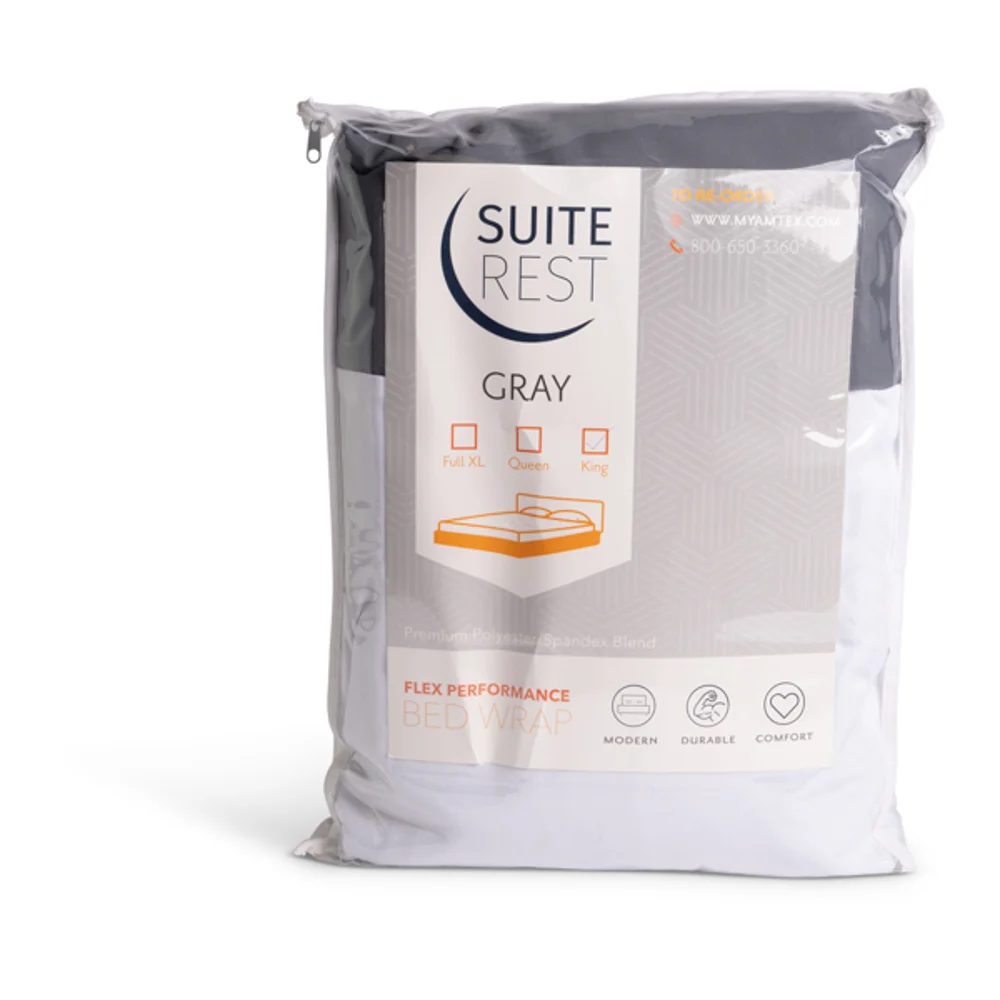 Suite Rest Flex Box Spring Cover, King, Grey