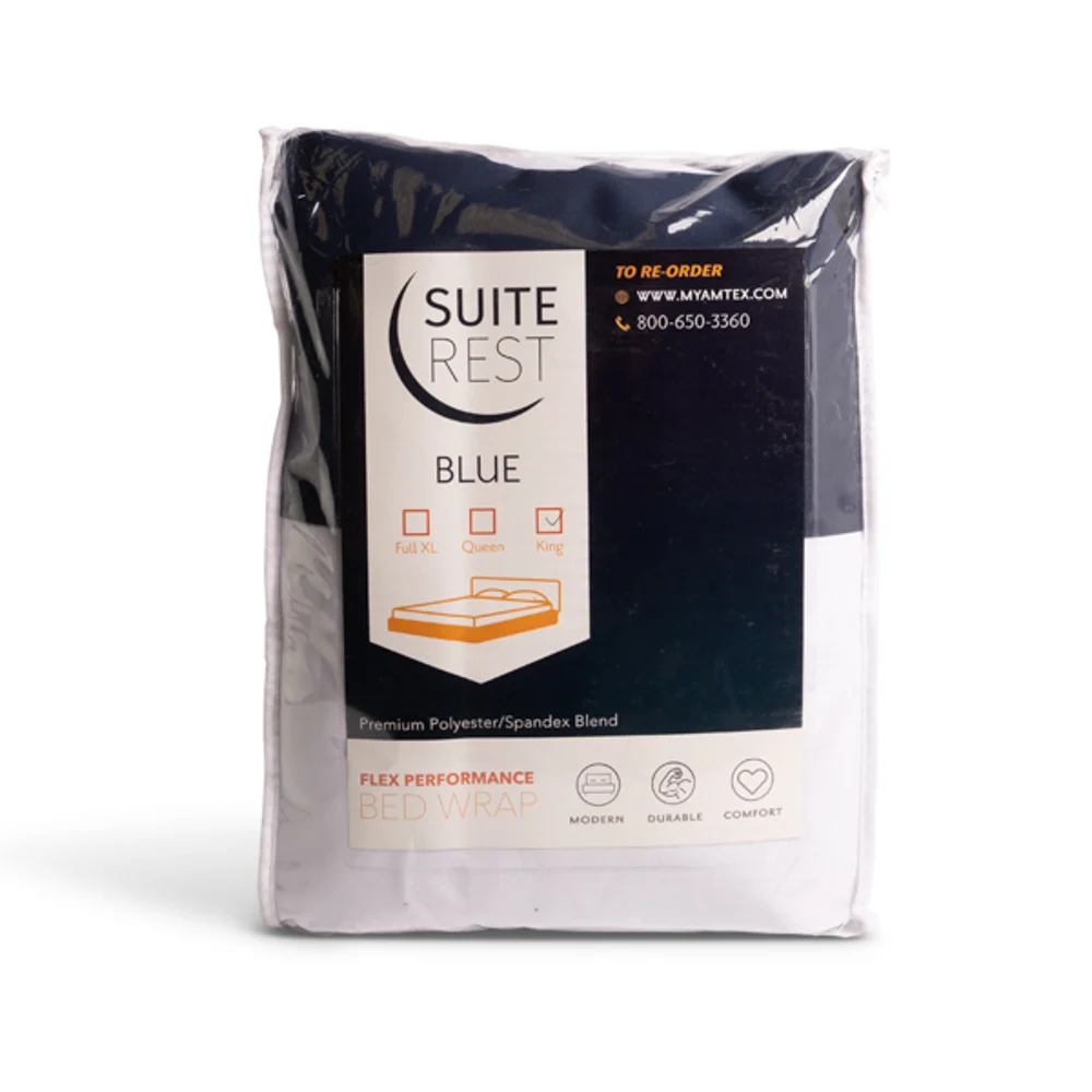 Suite Rest Flex Box Spring Cover, Full, Blue