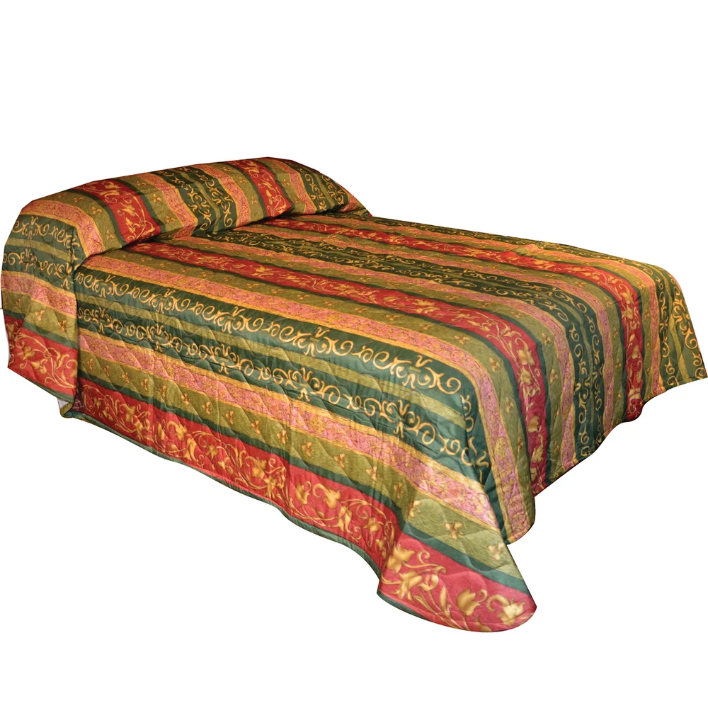 Retro Solitaire Quilted Bedspread, Full, 96" x 116" thumbnail 4