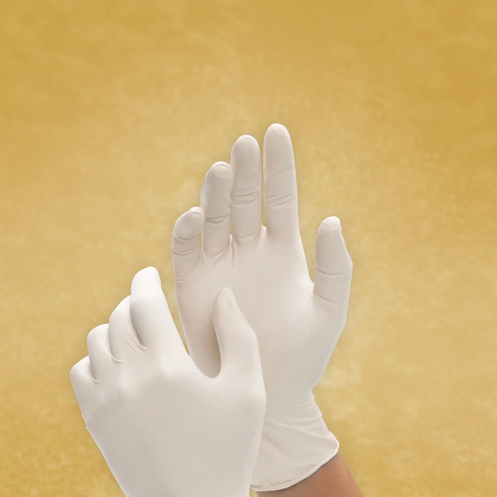 Bronze Latex Exam Glove LG 100 X 10 thumbnail 2