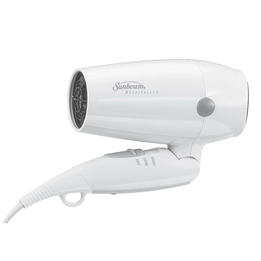 Sunbeam Foldable Hair Dryer, White thumbnail 2