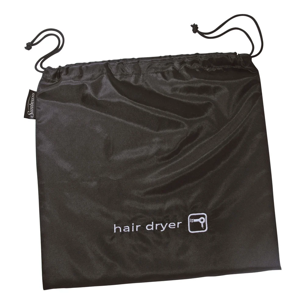 Hair Dryer Bag, 12"x 12", Black