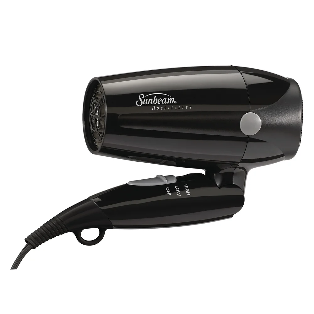 Sunbeam Foldable Hair Dryer, 1875 Watts, Black thumbnail 2