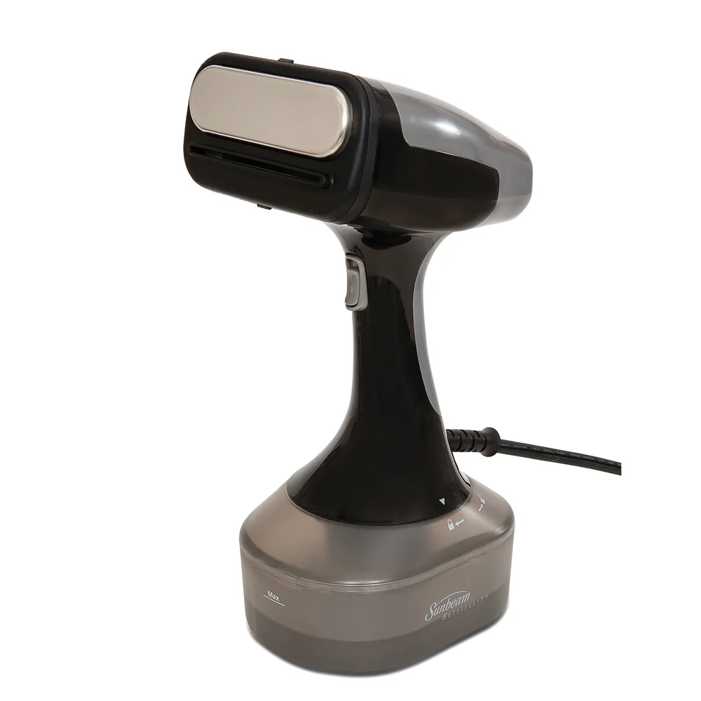 Sunbeam Handheld Garment Steamer, 1400 Watt, Gray/Black