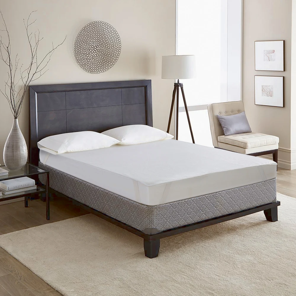 Registry Premium 9.5 oz Mattress Pad With Anchor Band, QUEEN