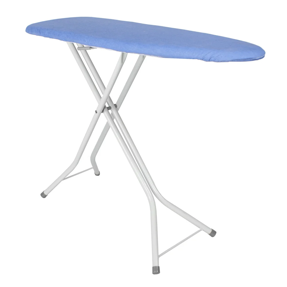 Hospitality 1 Source Compact Y-Leg Ironing Board,  40" X 13", Blue Cover With White Frame