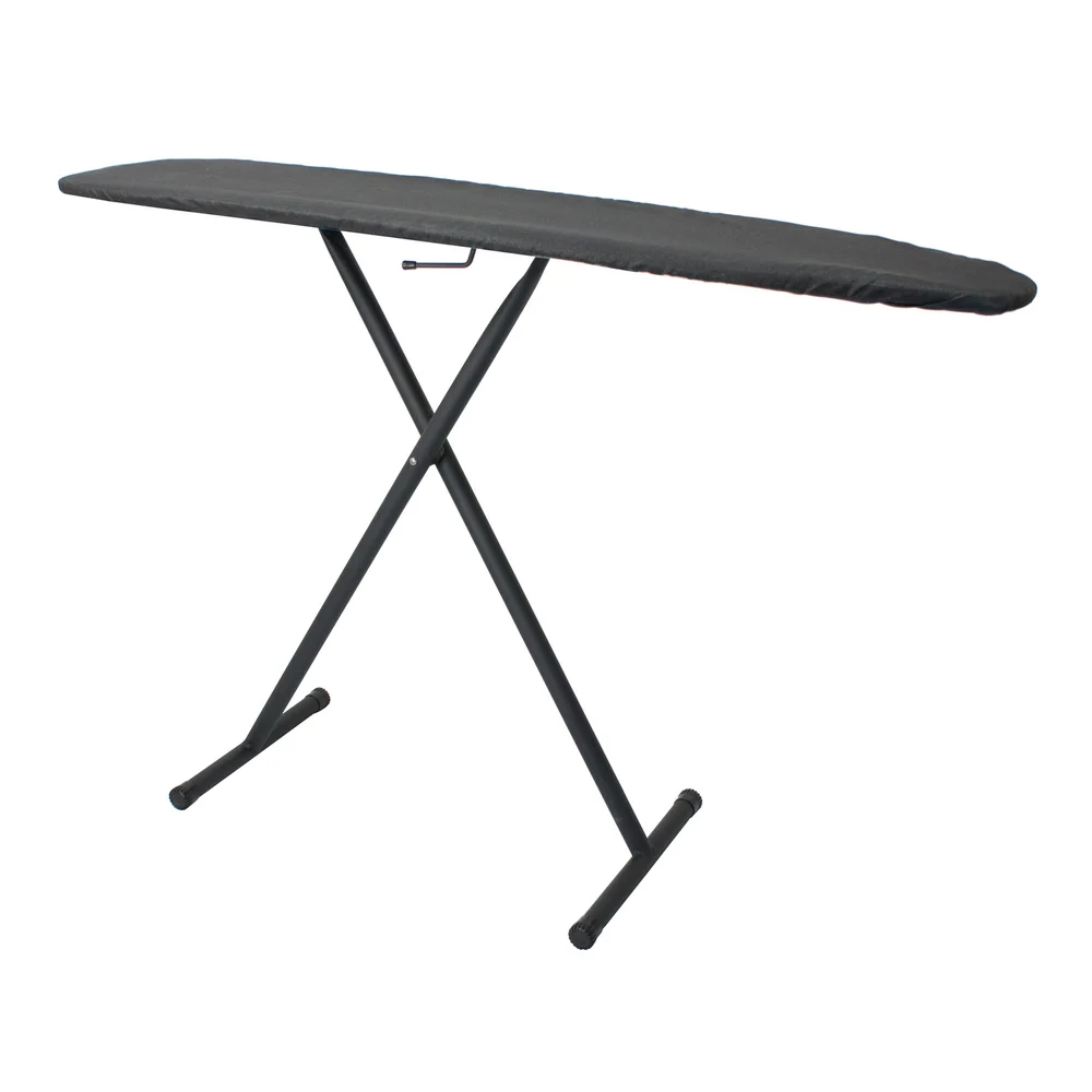 Hospitality 1 Source Full Size T-Leg Ironing Board, 54" X 14", Charcoal Cover With Black Frame
