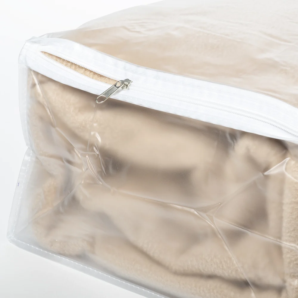 Registry Vinyl Blanket Storage Bag, White Zipper, 12" W x 8"D x 18" H thumbnail 2