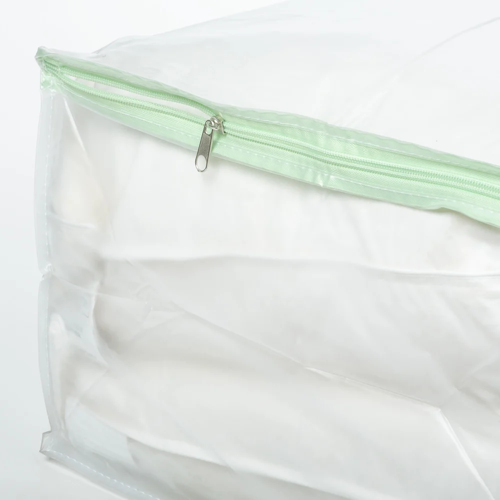 Registry Vinyl Blanket Storage Bag, Mint Green Zipper, 23" W x 10" D x 16" H thumbnail 2