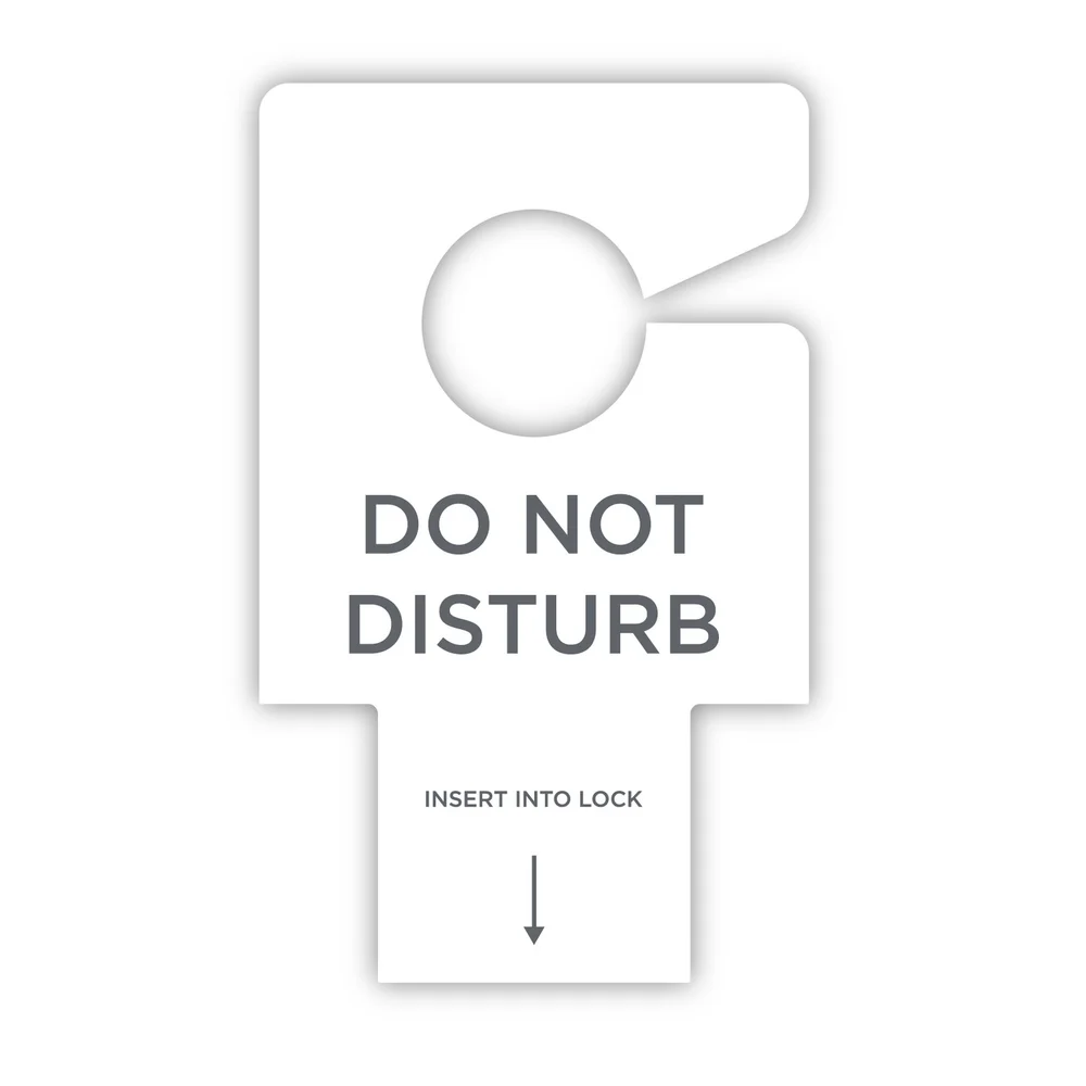Do Not Disturb Electronic Lock Sign