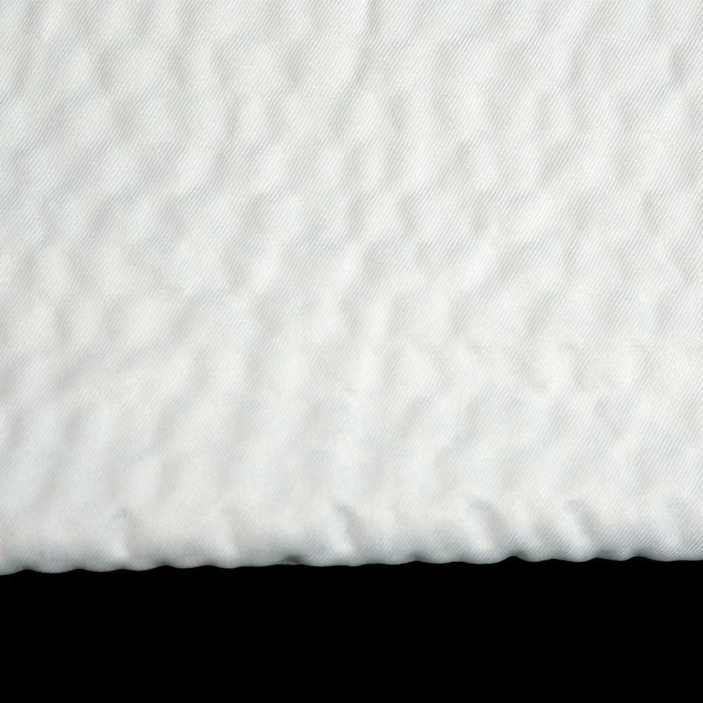 Suite Rest Escape Decorative Top Sheet, Queen, 93 x 110", White thumbnail 3