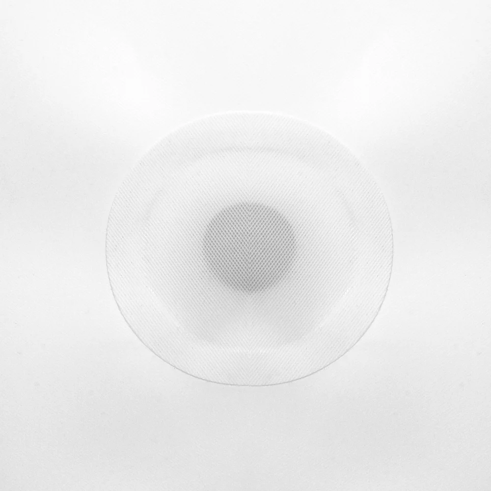 Zenna Hospitality Hooked 100% PEVA 6-Gauge Shower Curtain, 72" x 78", White thumbnail 4