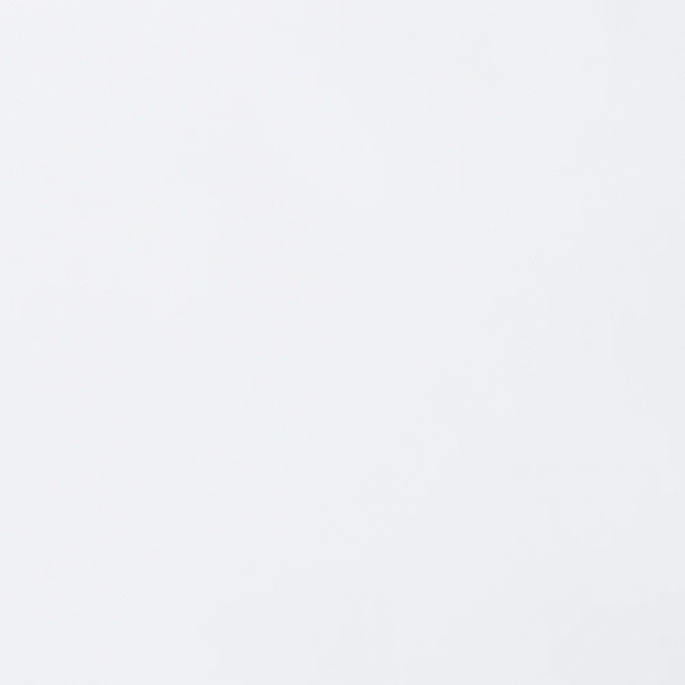 Zenna Hospitality Easy Hang Plain Weave Shower Curtain, 71" x 80", White thumbnail 3