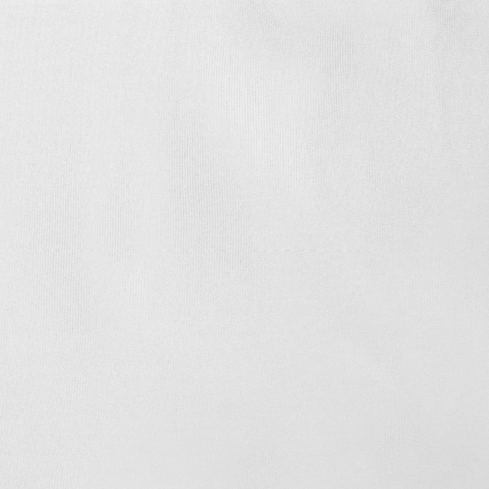 Zenna Hospitality Easy Hang Plain Weave Shower Curtain, Windowed, 71" x 74", White thumbnail 4