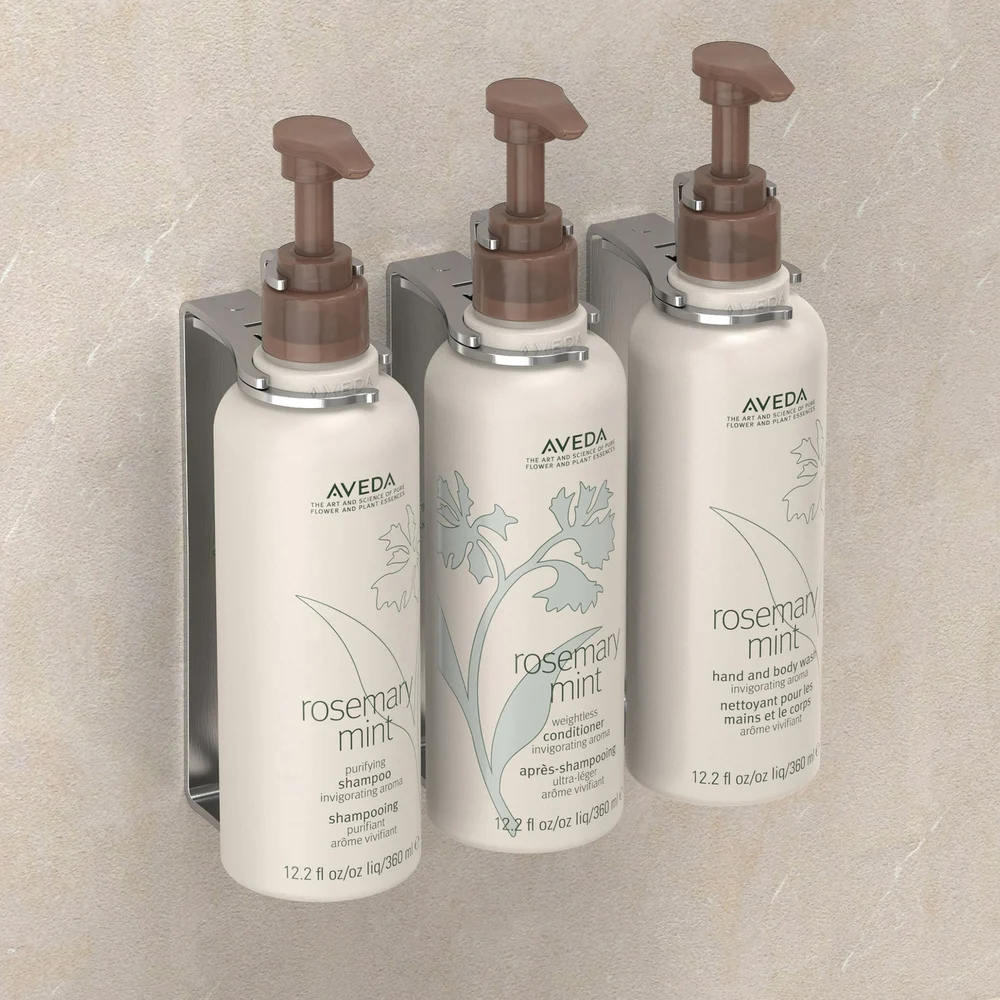 Aveda Spaza Bracket, Triple, Polished SS thumbnail 3