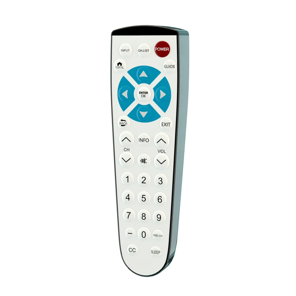 Clean Remote CR4-2 TV Remote Control