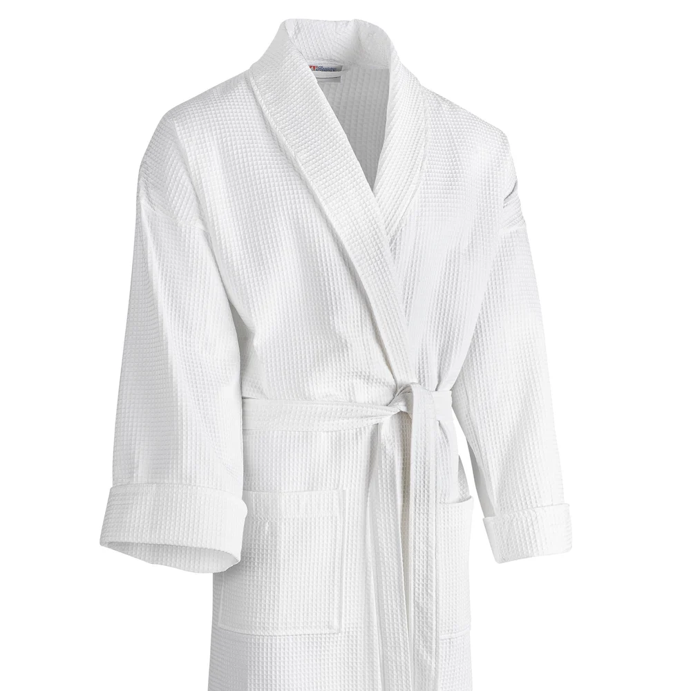 Registry Waffle Wv Shawl Collar Robe, Wh