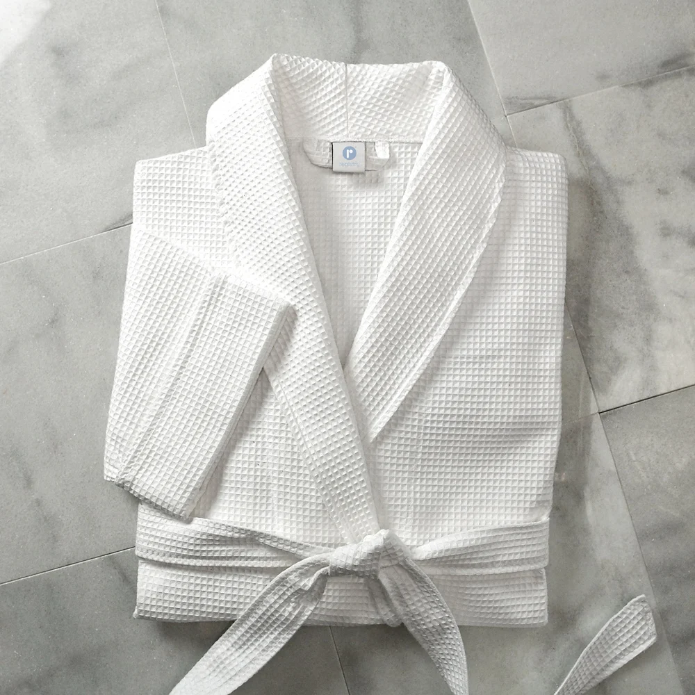 Registry Waffle Wv Shawl Collar Robe, Wh thumbnail 5