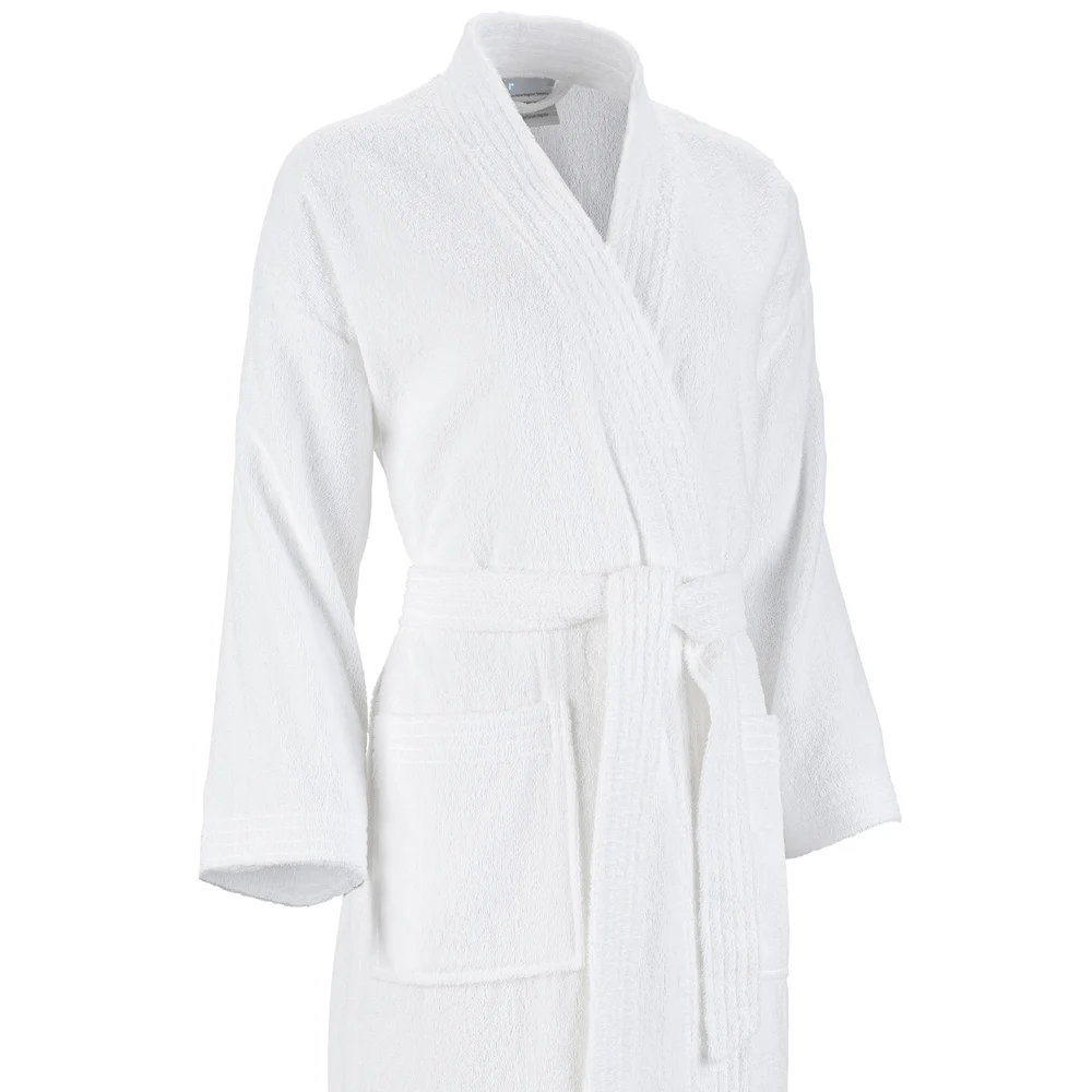 Registry Terry Kimono Robe, 10oz, White