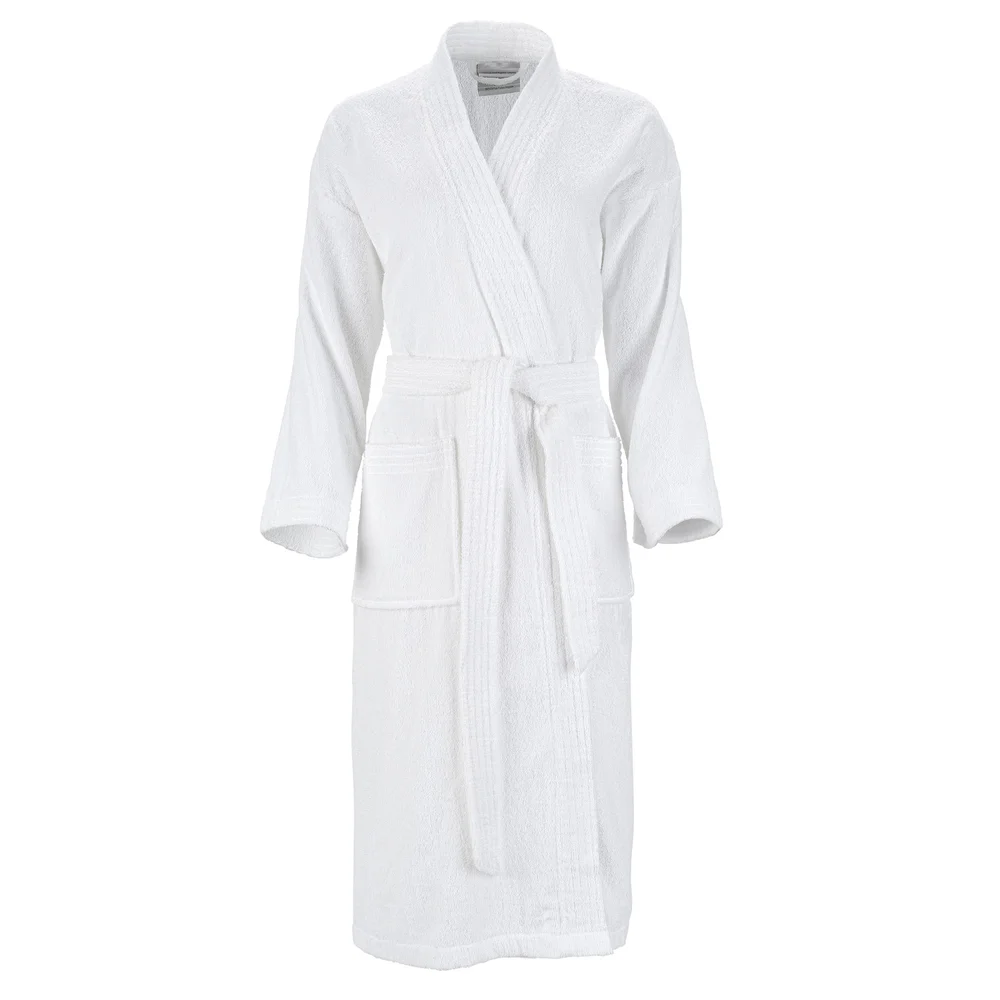 Registry Terry Kimono Robe, 10oz, White thumbnail 2
