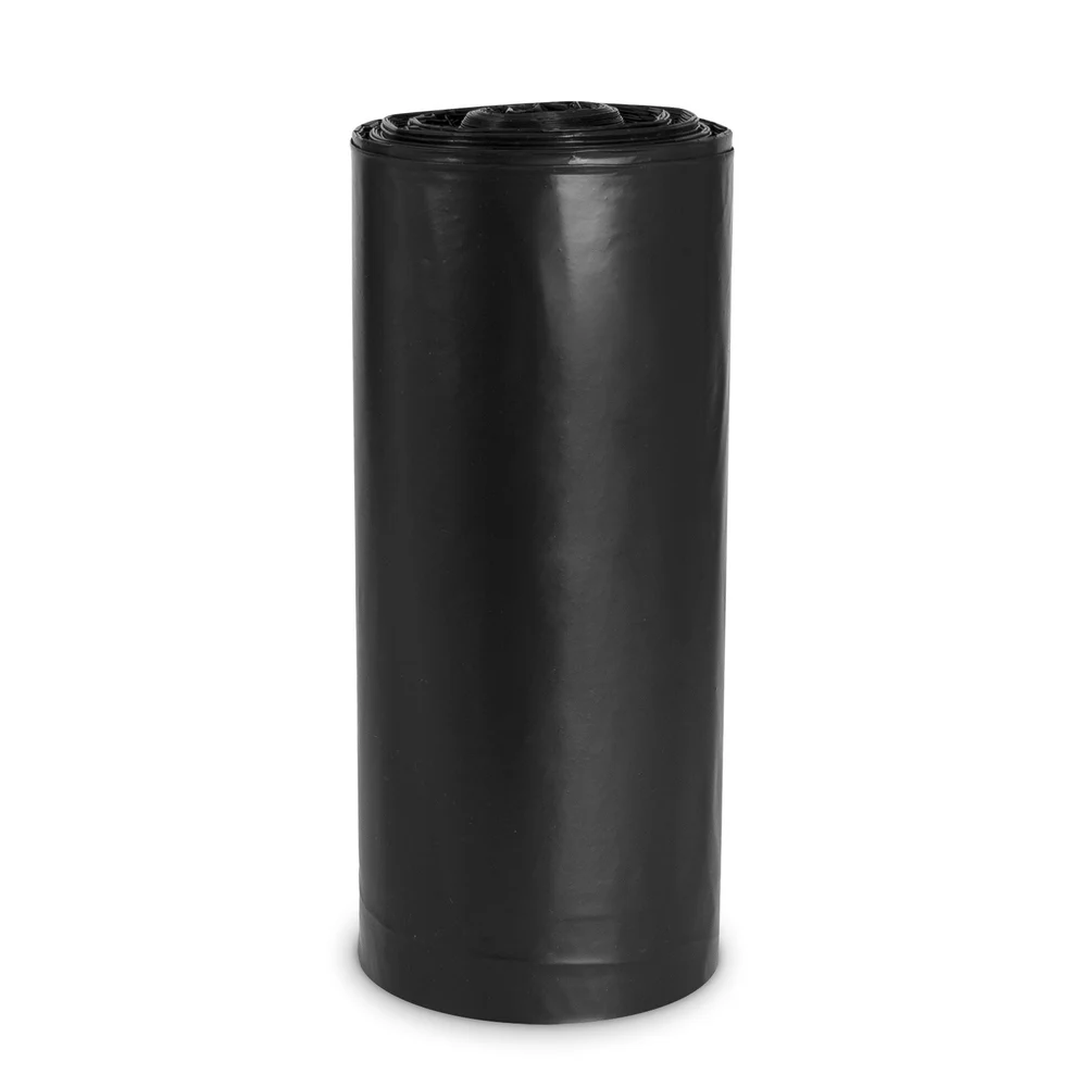 Registry Low Density Can Liner, 7-10 Gal, 24" x 23", 0.4 Mil, Black, 1000 Count