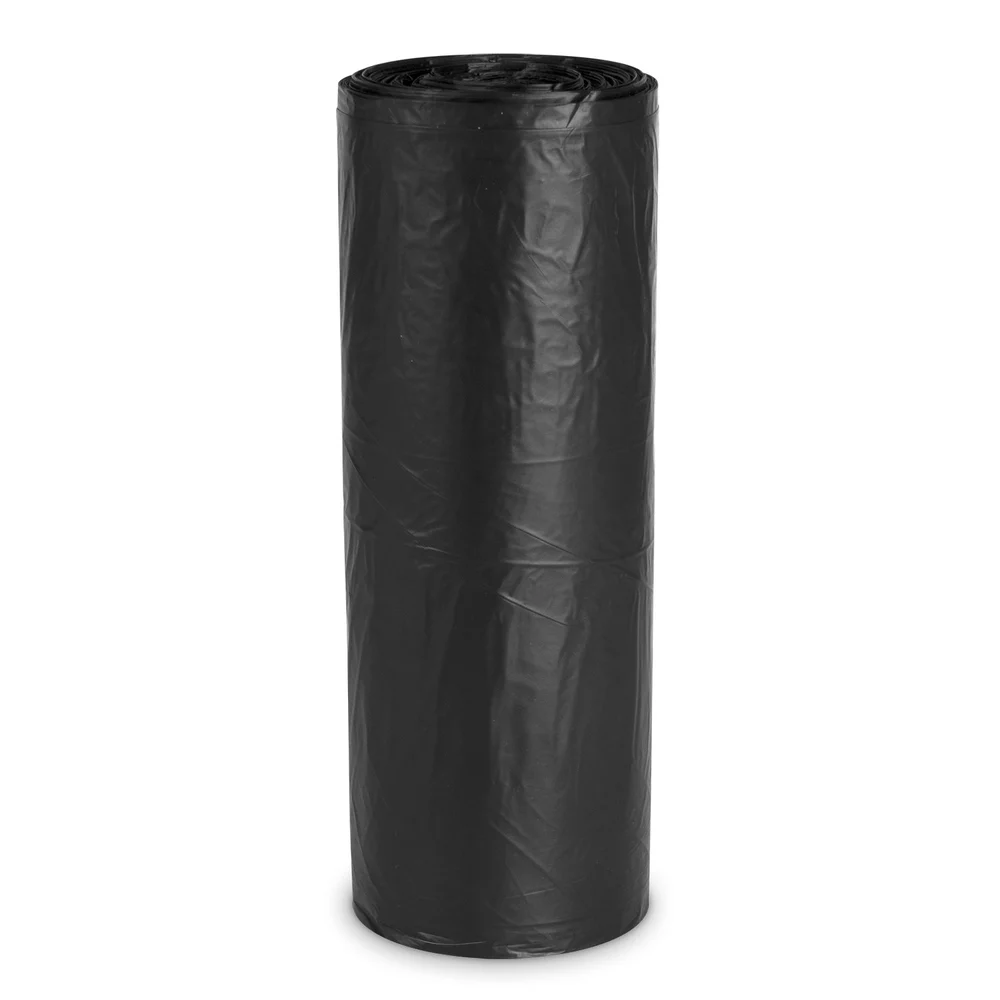 Registry High Density Can Liner, 40-45 Gal, 40" x 46", 19 Mic, Black, 150 Count