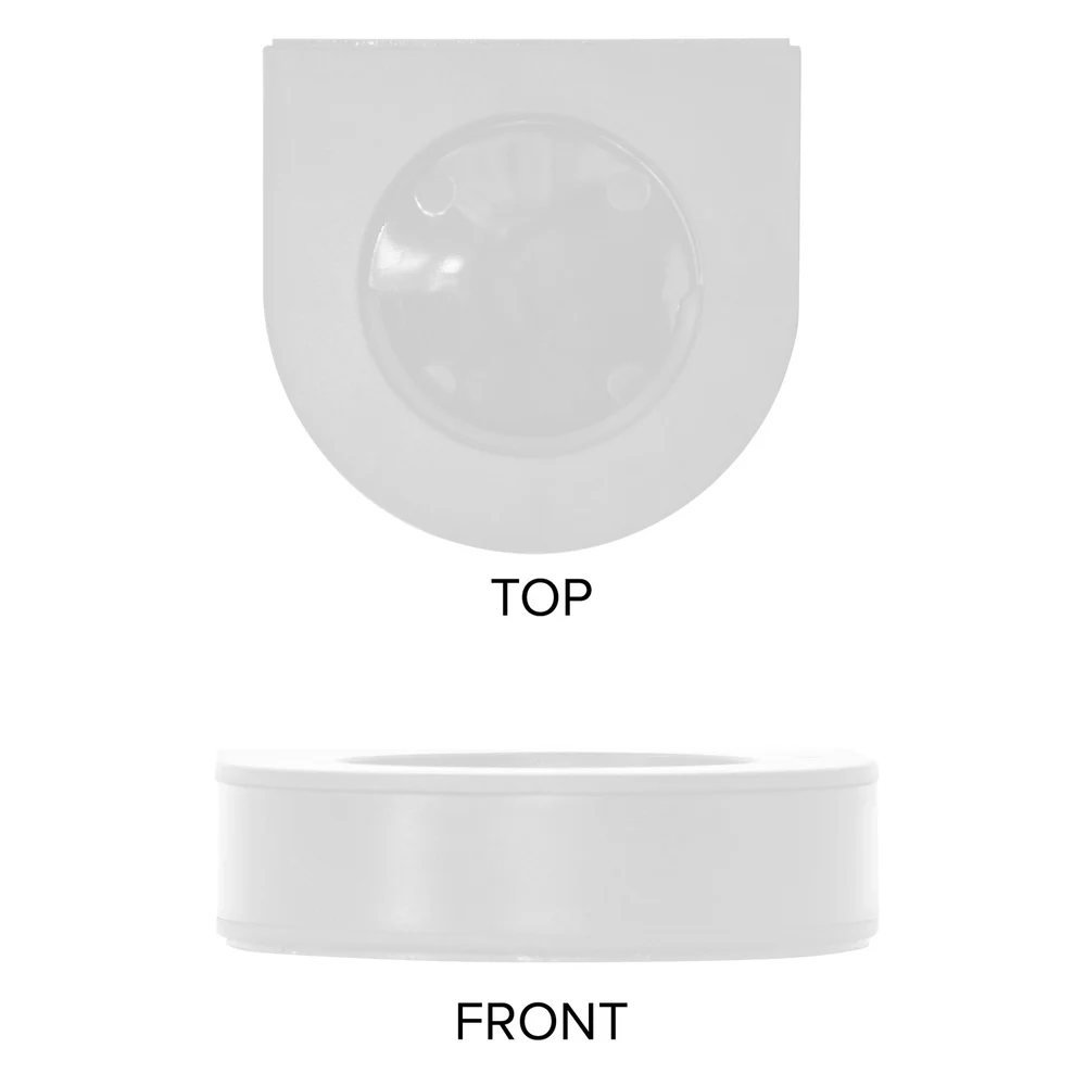 Vanity V-Top Single White Bracket 50/cs thumbnail 2