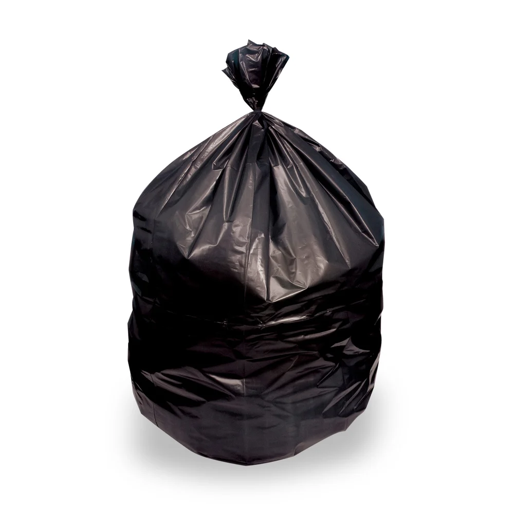 Can Liner, LLDPE, 38x58, 1.5 Mil, Black thumbnail 2