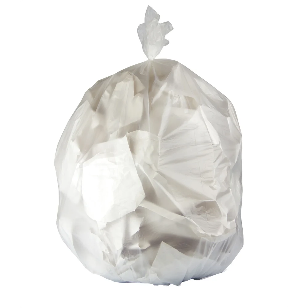 Can Liner,HDPE, 38X58, 14 Mic, Natural thumbnail 2