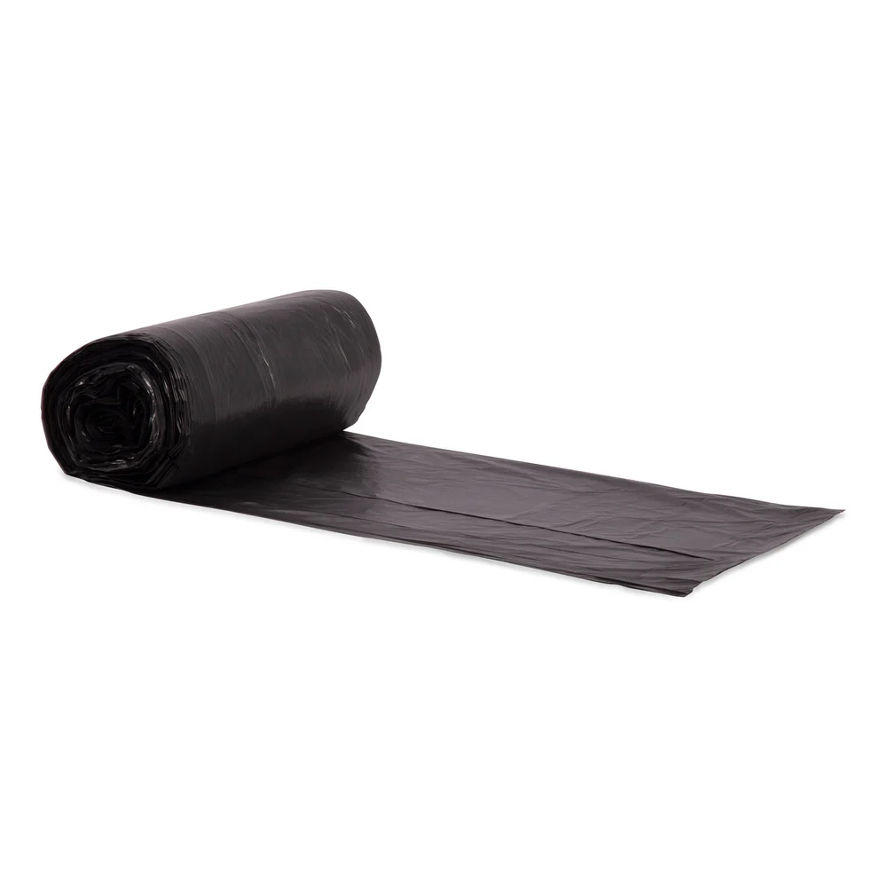 Can Liner, HDPE, 38x60, 22 Mic, Black