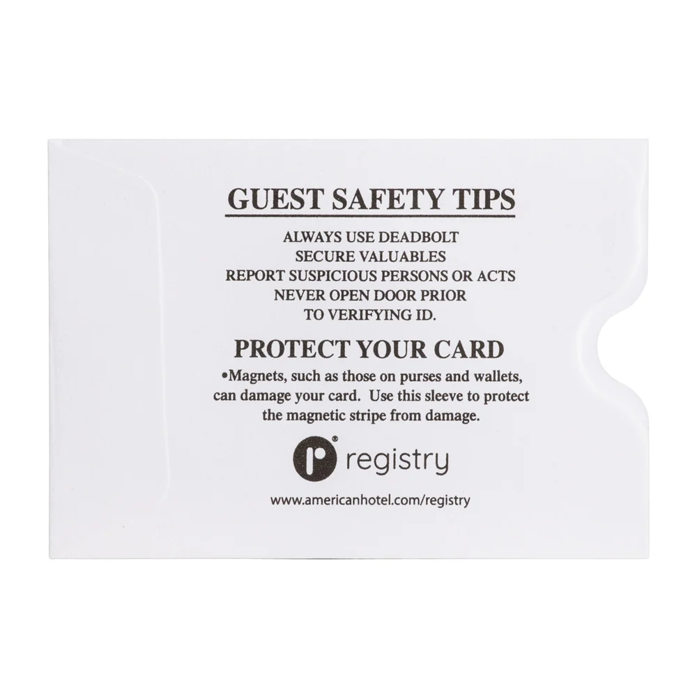 Registry Welcome KeyCard Envelope, 500/Pak thumbnail 2