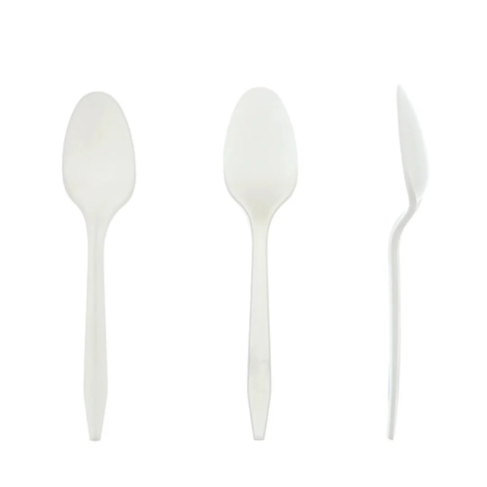 Medium Weight Polypropylene Spoon, White, 1000/Case thumbnail 2