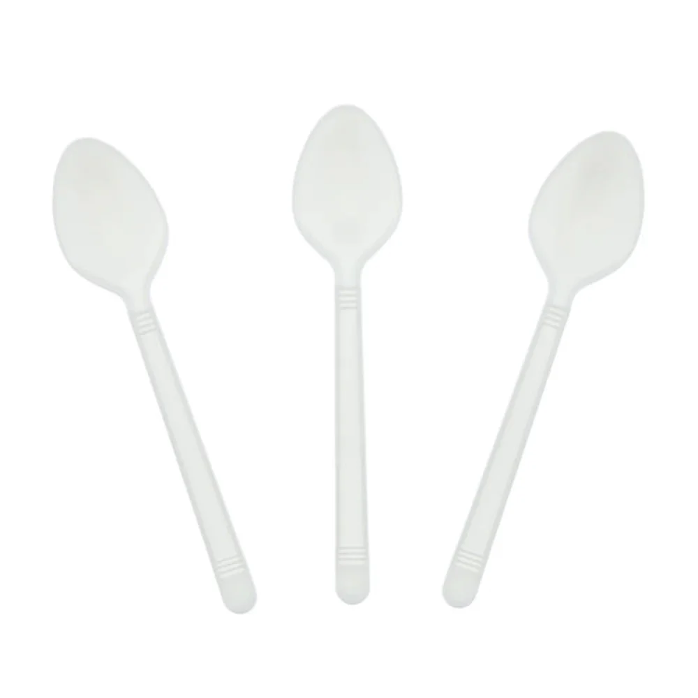 Heavy Weight Polypropylene Spoon, White, 1000/Case
