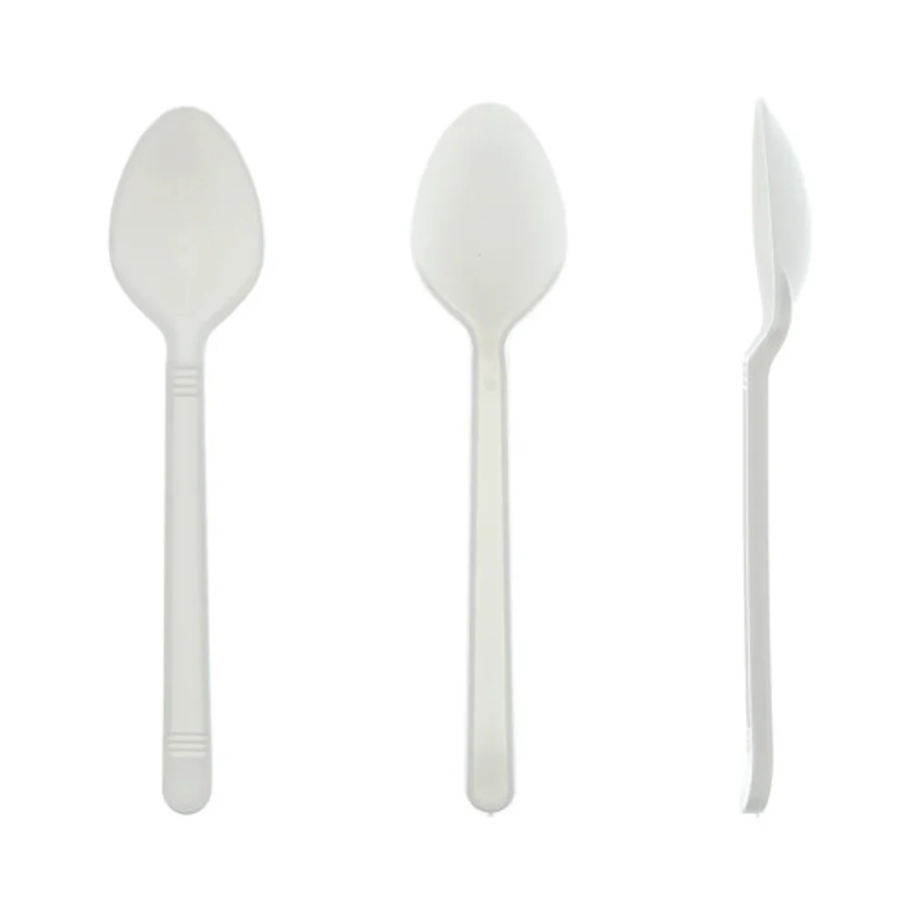 Heavy Weight Polypropylene Spoon, White, 1000/Case thumbnail 2