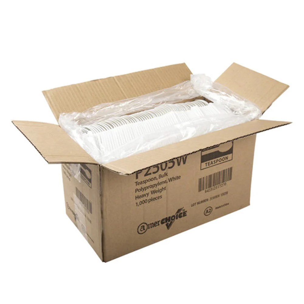Heavy Weight Polypropylene Spoon, White, 1000/Case thumbnail 3