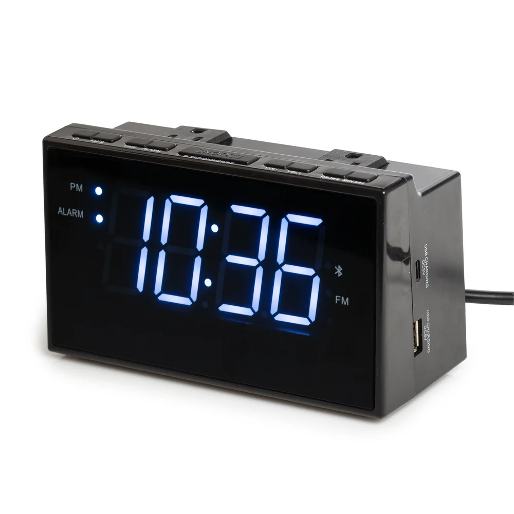 Hotelo Alarm Clock Radio USB-C Bluetooth