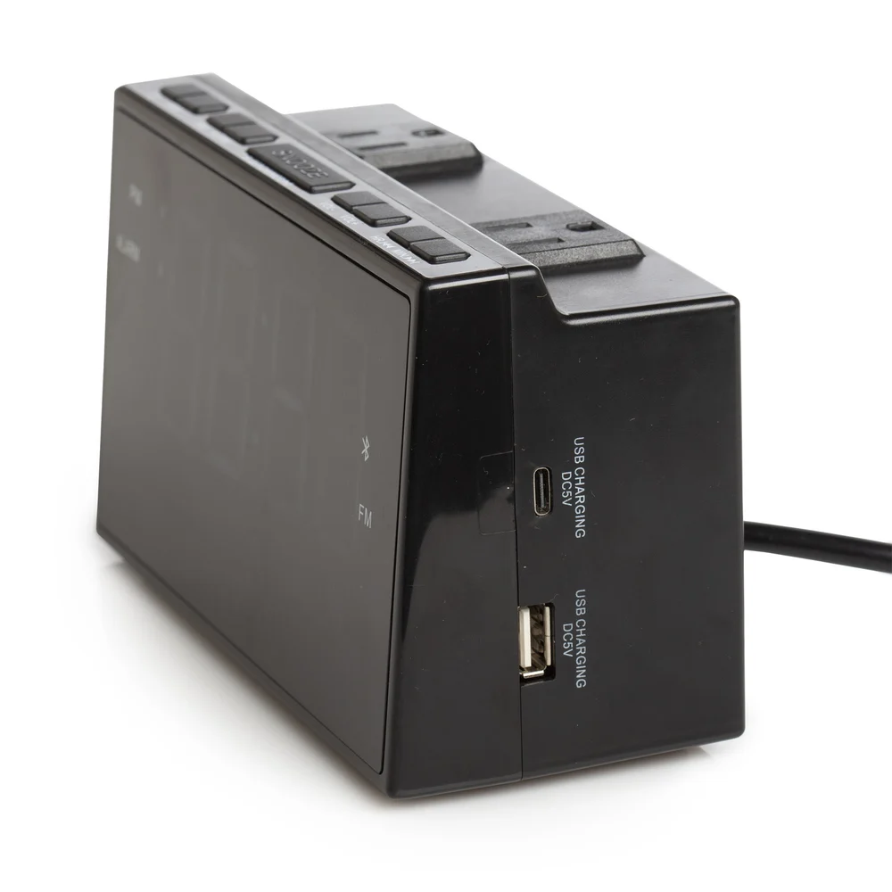 Hotelo Alarm Clock Radio USB-C Bluetooth thumbnail 3