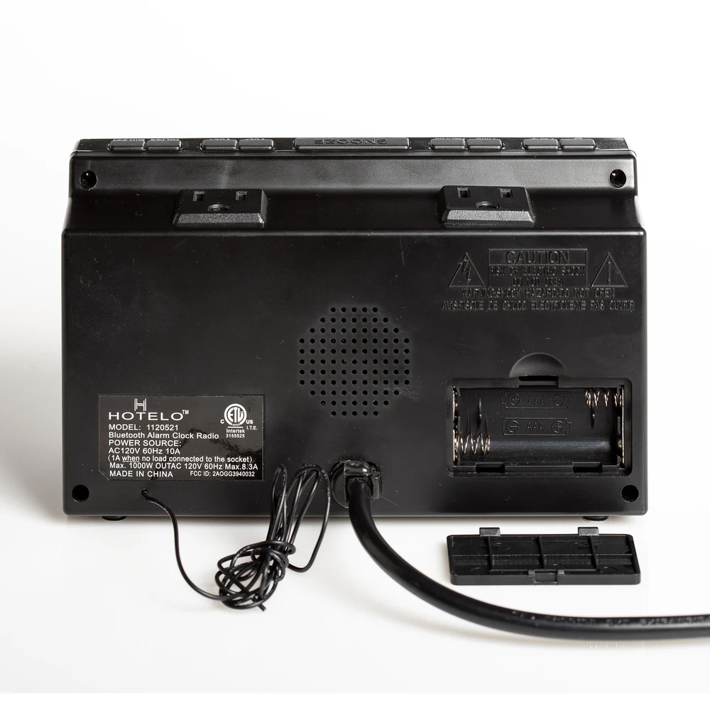Hotelo Alarm Clock Radio USB-C Bluetooth thumbnail 4