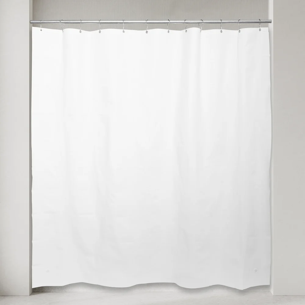 Registry PEVA 10G Waterproof Stall Shower Curtain, 36"x72", White