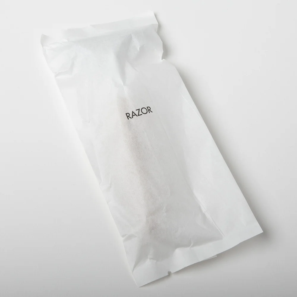 Wooden Razor in Rice Paper Bag thumbnail 3