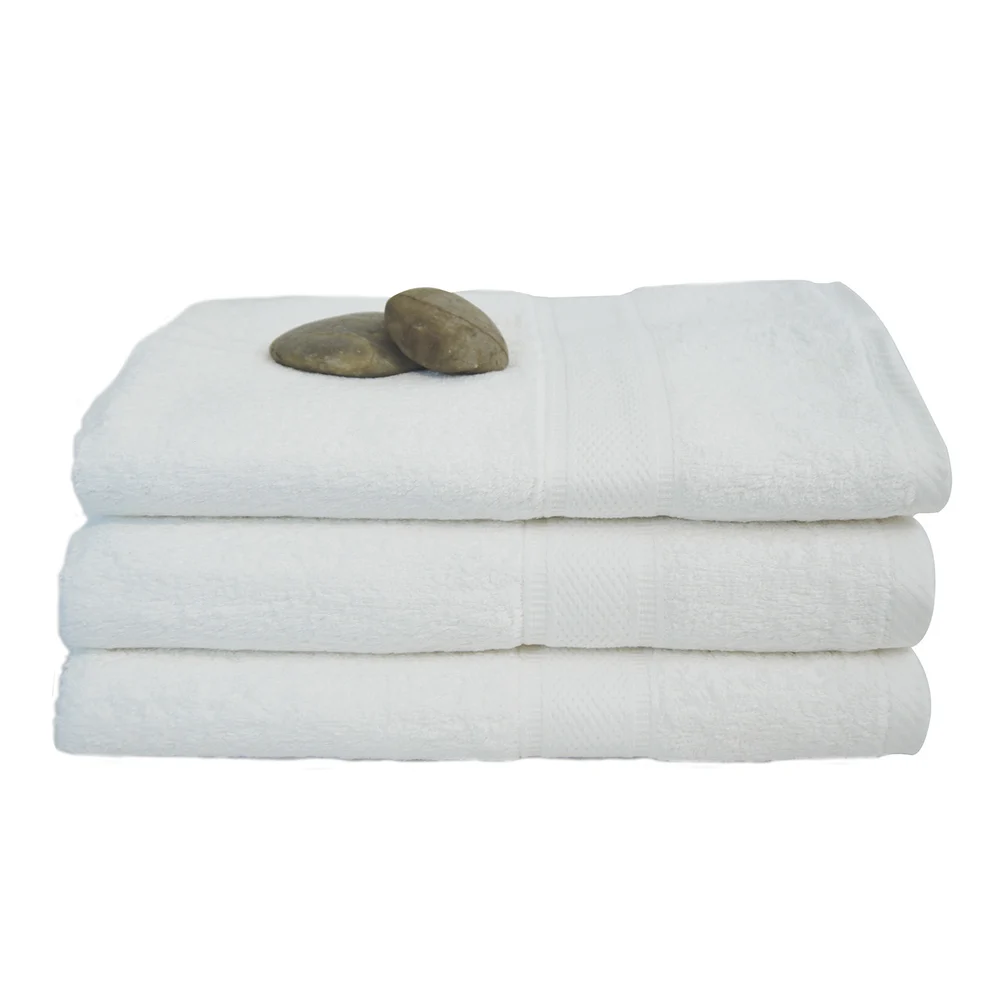 Deluxe Premium Bath Towel, 25 x 54, 12 lbs./dz., Wht