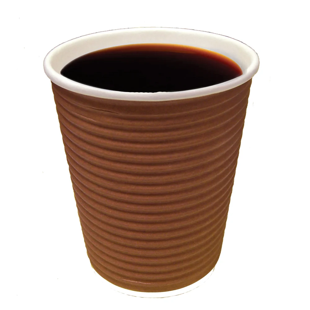 Enello Double Wall Paper Hot Cup, Unwrapped, 9 Oz., 900/Case thumbnail 3